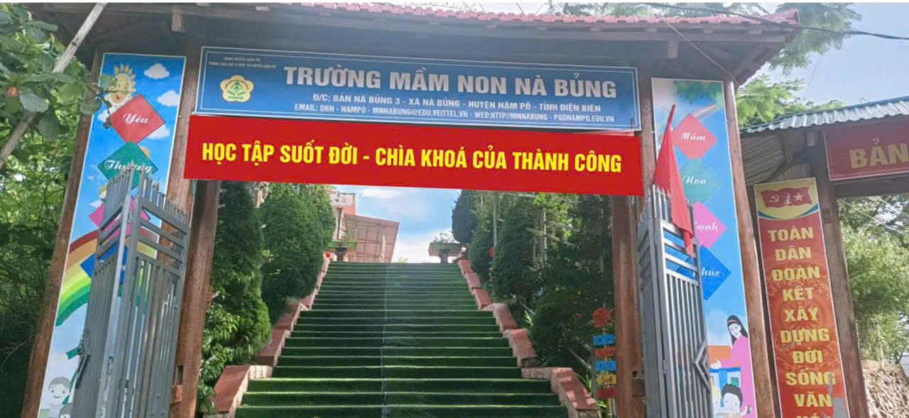 Trường mầm non Nà Bủng hưởng ứng Tuần lễ học tập suốt đời năm 2025.
